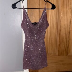 Party Dress in Sparkling Purple